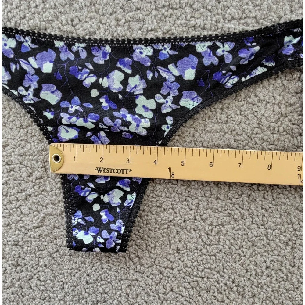 On Gossamer Mesh Printed Hipster Thong Women's M/L Evening Blossom Pull On
